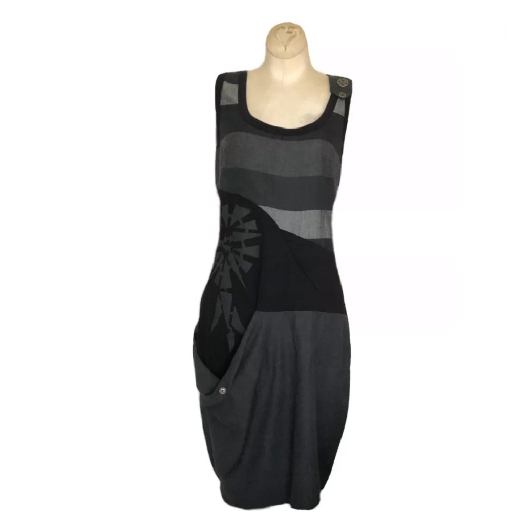 2026 Deux Mille Vingt Six Asymmetric Shift Dress